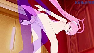 Hanekawa Hasumi and Kurosaki Koyuki Intense Sex - Blue Archive Hentai