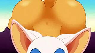 Rouge sucks cock, swallows cum, gets fucked in ass hard