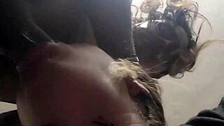 Blonde gets pounded in doggy style position