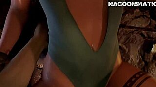 blonde girlfriend in bikini gets ass fucked pov