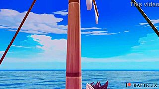 nami from one piece in a wild 3d gangbang