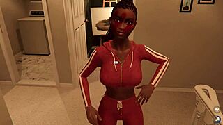 my friend teaches self defense at house party game with leah