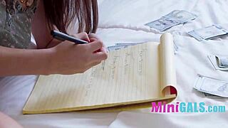 Tiny Girl Visits Landlord Monthly