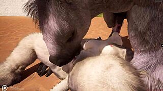 Wild furry hentai anal unfolds