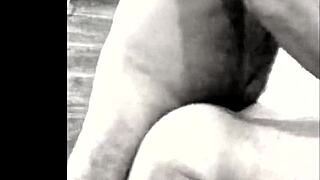 Hidden cam captures chubby gay ass doggy style pounding!