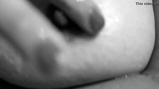 Charm of sperm - cum on tits with girlfriend latina swallowing.