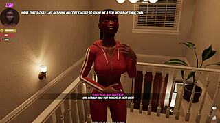 my friend teaches self defense at house party game with leah