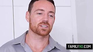 Alice coxxx's petite redhead pussy fits her stepdad's cock perfectly