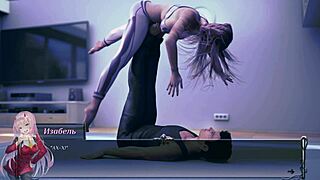 Intense Erotic Yoga In Deluca Family Game