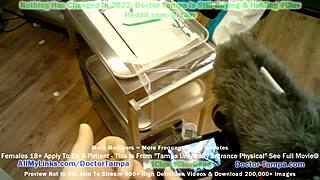 Hot blonde feels thrill sucking dick in bound foursome