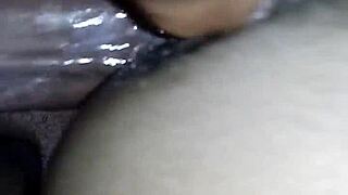 I love how king sauce creampies this ebony pussy with his big black cock, it's so huge