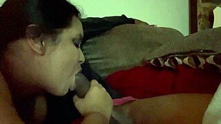 Latina Feels Intense Pleasure in Morning Deepthroat Session