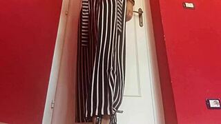 stepson, my feet are tired, want to help?