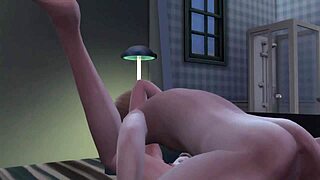 Delivery man gets unexpected service in anime style