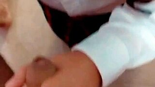 Mexican schoolmate sucks and rides after classes