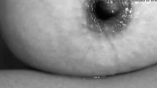 Charm of sperm - cum on tits with girlfriend latina swallowing.