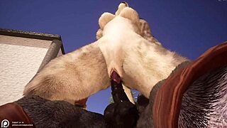 Wild furry hentai anal unfolds