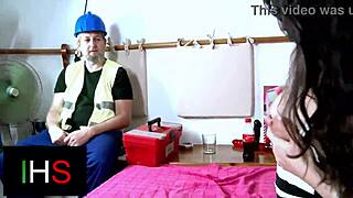 brunette tattooed girl gets anal assfucking