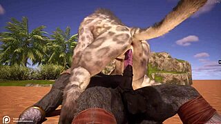 Wild furry hentai anal unfolds