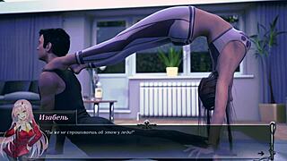 Intense Erotic Yoga In Deluca Family Game