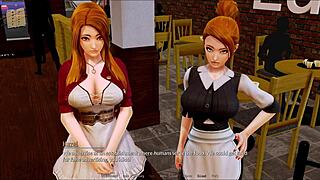 Exploring Harem Hotel In Anime Game.