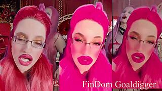 안경 쓴 여신이 최고 페이피그 고르기 위해 자위 지시 해줘