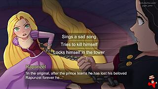 Rapunzel Enjoys Rough Creampie, Blowjob, And Anal In Cartoon Threesome