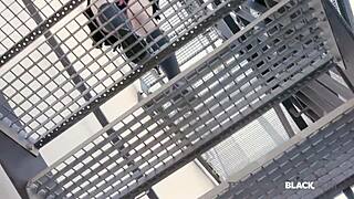 Student Linda Sweet in double anal group sex