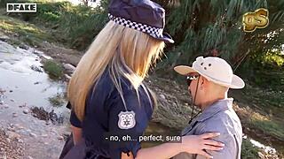 discovery channel parody with river sluts as wild cop duo in action