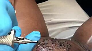 come in for your tattoo, and let's see that pussy