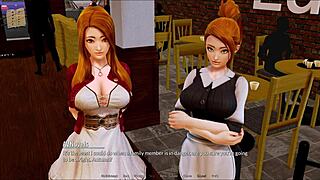 Exploring Harem Hotel In Anime Game.