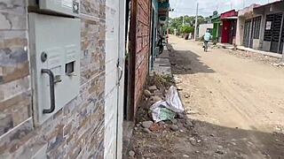 sexy mommy rides dildo solo