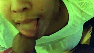 i feel her loving my big black cock with deep sucking and cumshot