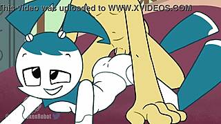 jenny gives sheldon a rough blowjob in parody