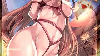 Hu Tao from Genshin Impact in detailed hentai compilation scenes with various actions