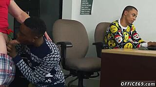 Cute boy with big dick turns gay