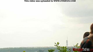 Gay dude rides dick bareback in intense session