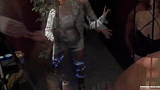 Hot Blonde Bound in Swingers Foursome?