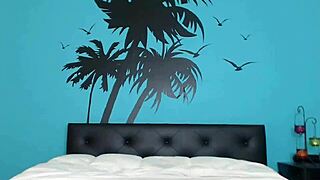 Horny Babe Shows Pierced Nipples