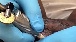 come in for your tattoo, and let's see that pussy