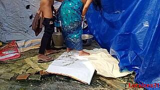 Desi village wife gets wild outdoor banging on the ranch