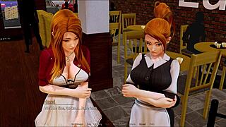 Exploring Harem Hotel In Anime Game.