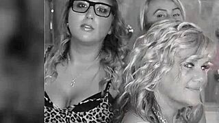 Hot Blonde Bound in Swingers Foursome?