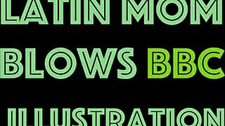 Latin Milf Feels Intense Pleasure Sucking Huge Black Cocks in Gangbang