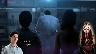 Gamer Girl In See-Through Bra Plays Porn Game