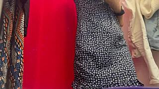 Dressing Room Hidden Cam Captures Girl with Big Tits