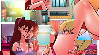 Naughty girlfriend studying with big monster cock