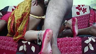 Bhabhi In Yellow Saree Pleasures Her Devar Intensely