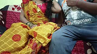 Bhabhi In Yellow Saree Pleasures Her Devar Intensely