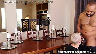 blond hunk rimmed and barebacked by bbc monster